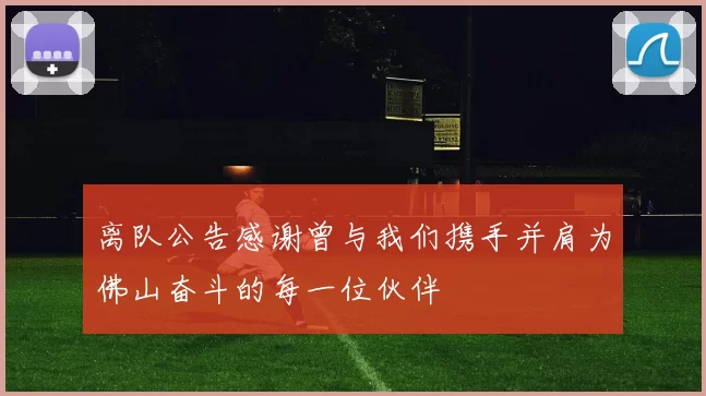离队公告感谢曾与我们携手并肩为佛山奋斗的每一位伙伴
